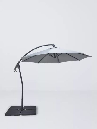 Freestanding Parasol & Base, 3m