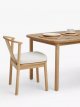 Rectangular Garden Dining Table, 160cm, (Acacia Wood), Natural