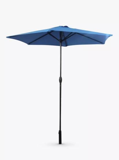 Metal Pole Garden Parasol, 2m