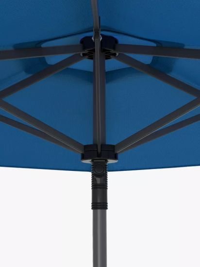 Metal Pole Garden Parasol, 2m